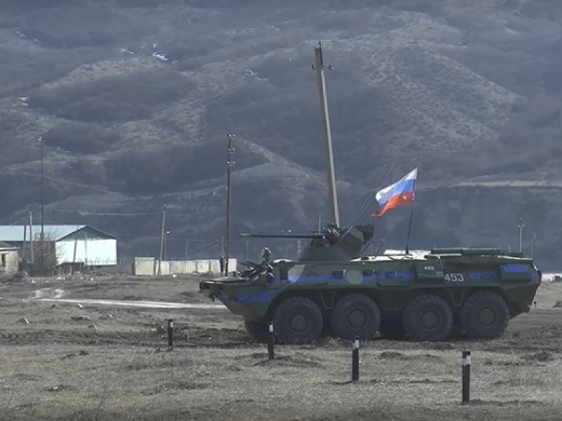 Миротворцы РФ провели занятия по боевой подготовке на полигоне в Карабахе