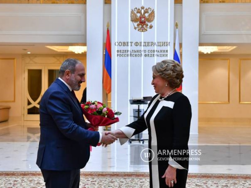 Россия и Армения стремятся расширять союзнические отношения - Матвиенко