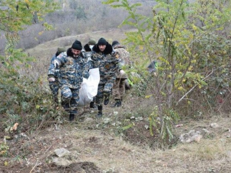В Мартунинском районе Арцаха обнаружены останки еще одного армянского военнослужащего