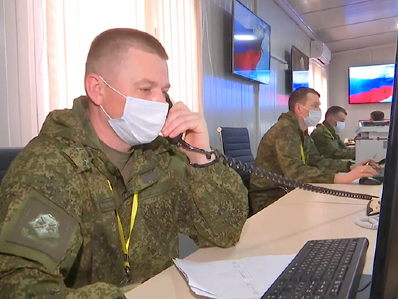 Российские и турецкие военнослужащие осуществляют мониторинг обстановки в Карабахе