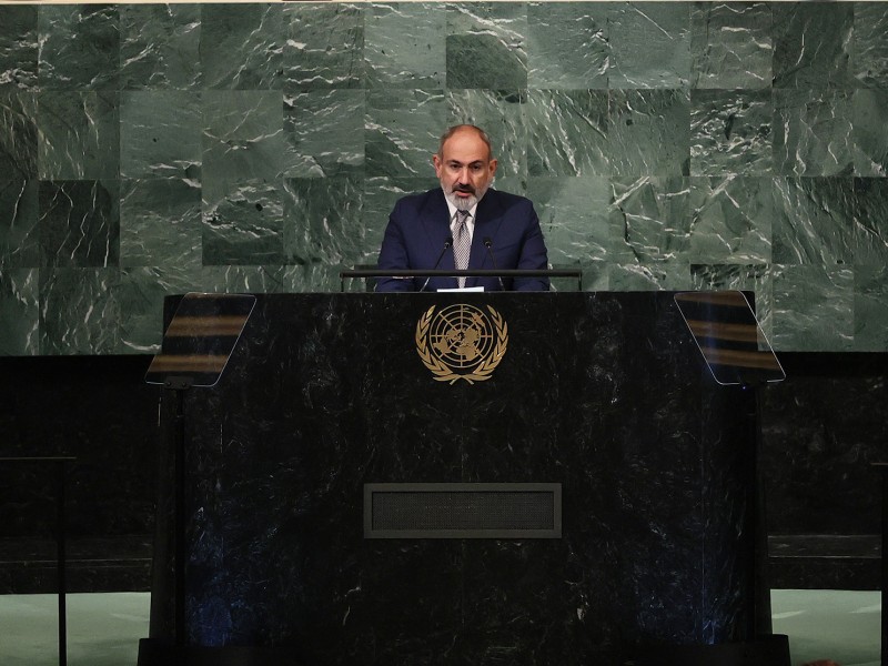 Вероятность агрессии со стороны Азербайджана остаётся высокой - Пашинян с трибуны ООН 