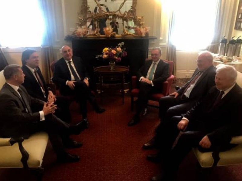  Встреча министров иностранных дел Армении и Азербайджана стартовала в Вашингтоне 