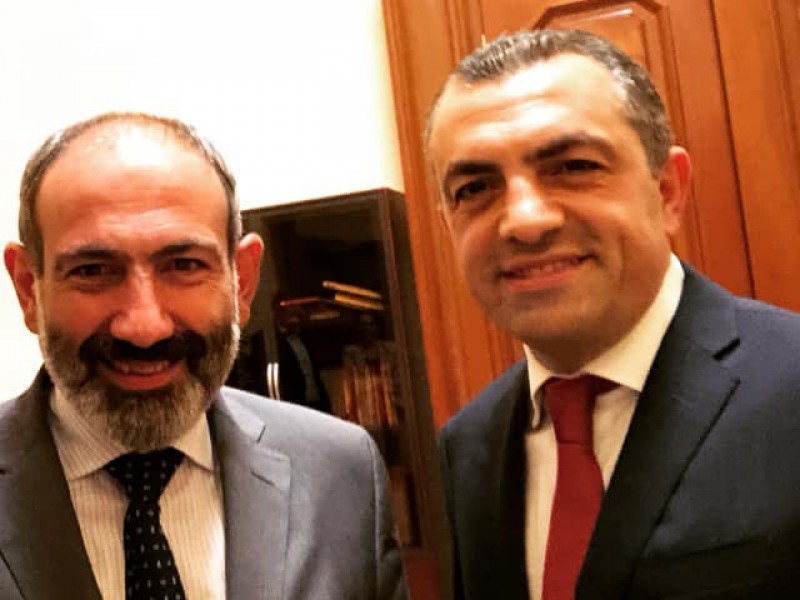 Артак Гаспарян освобожден от должности советника премьер-министра Армении