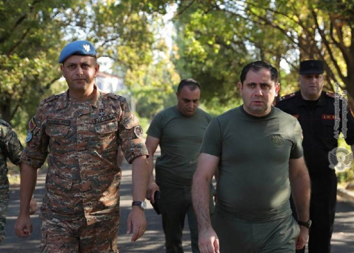 В ряде воинских частей МО Армении продолжаются аттестационные экзамены