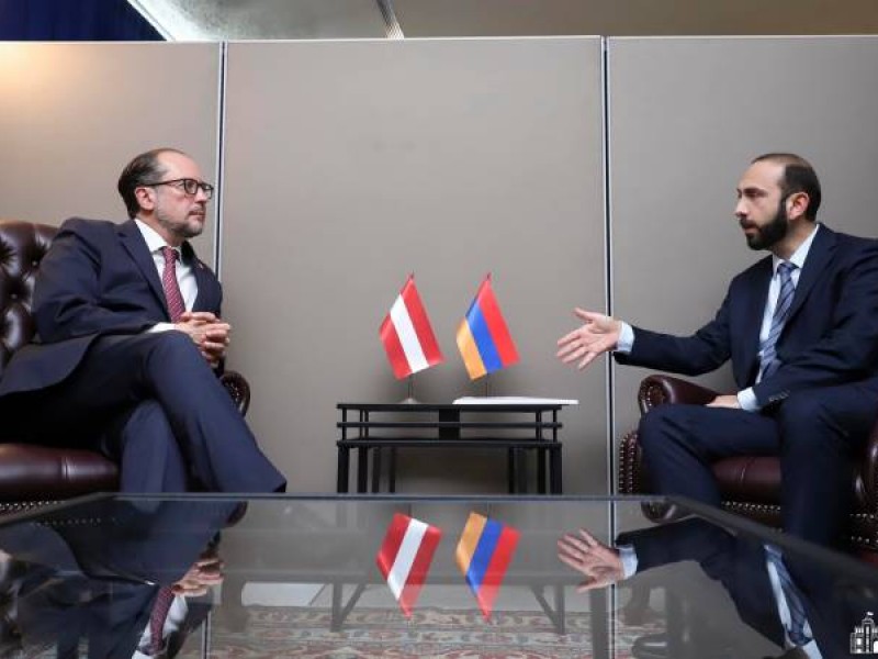 Главы МИД Армении и Австрии обсудили процесс нормализации армяно-турецких отношений