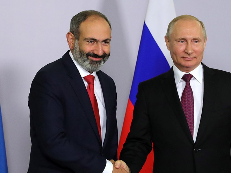 Путин встретится с Пашиняном 6 июня  