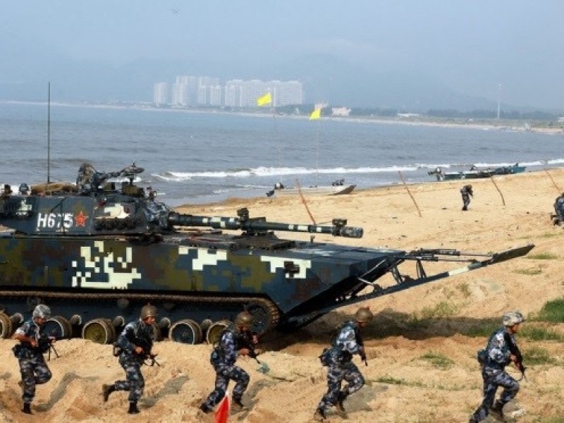 Армия Китая провела учения около Тайваня 
