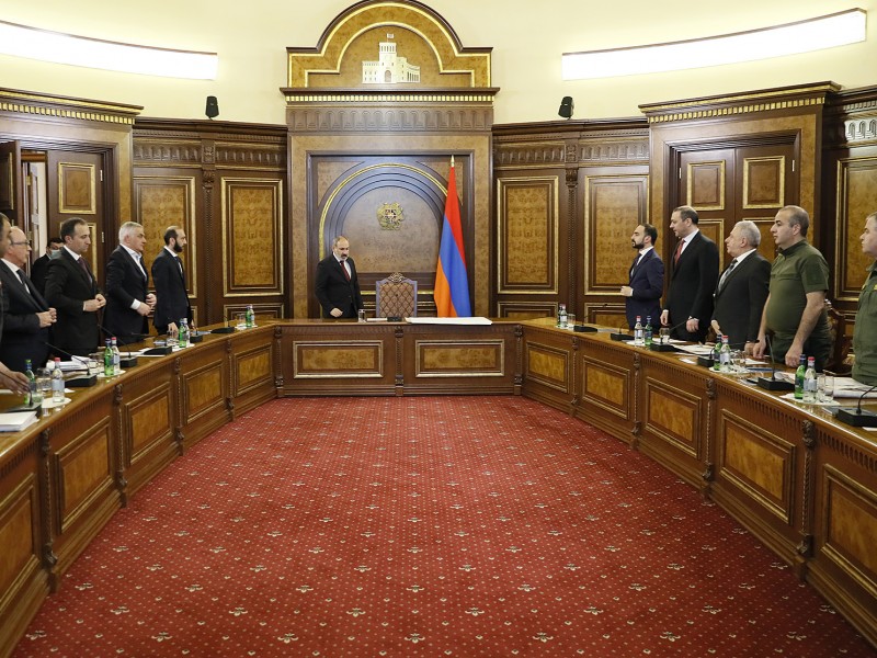 Никол Пашинян провёл заседание Совета безопасности в расширенном составе
