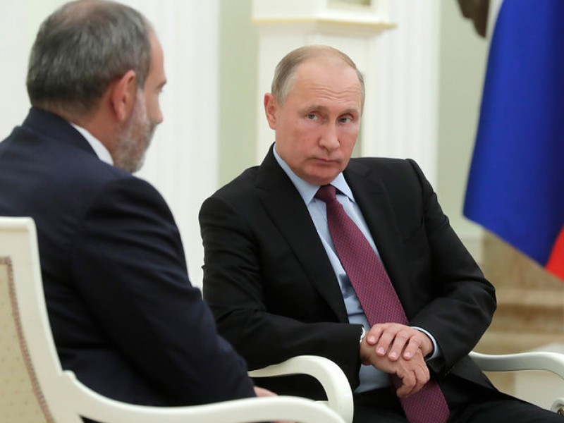 Пашинян планирует обсудить с Путиным военно-техническое сотрудничество