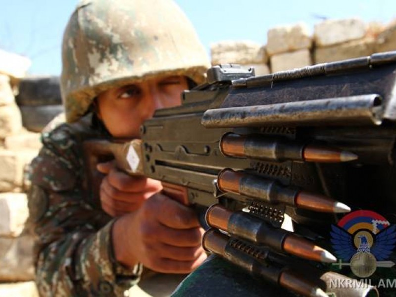 За неделю Азербайджан произвел по карабахским позициям около 1700 выстрелов