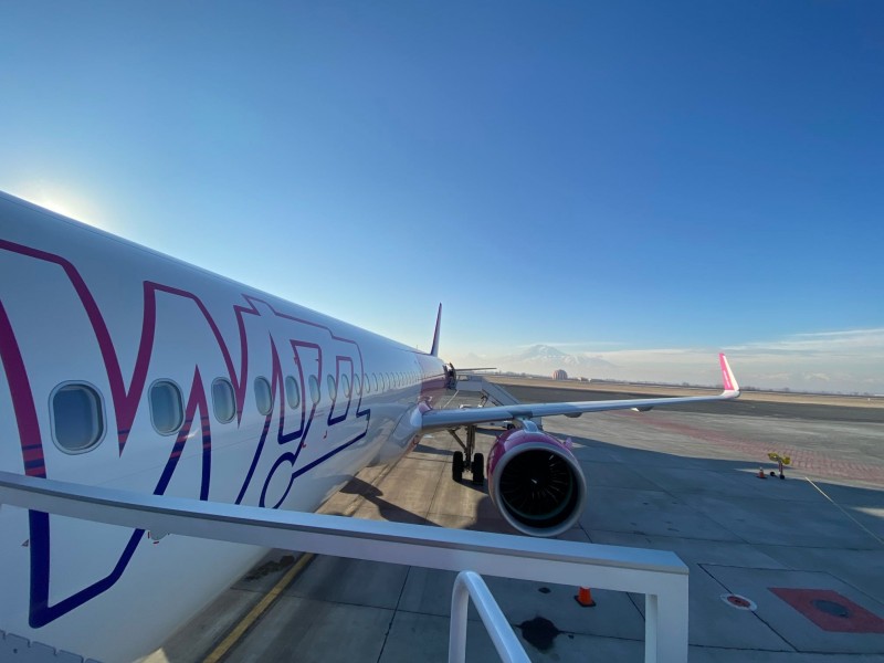 Wizz Air запускает рейсы из Еревана в Ларнаку и Рим