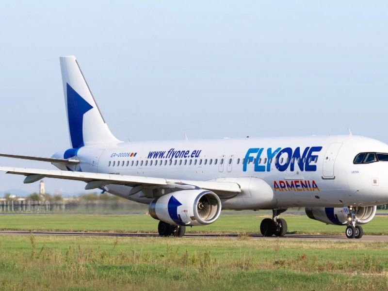 FLYONE ARMENIA запустила регулярные прямые рейсы по маршруту Ереван-Бейрут-Ереван