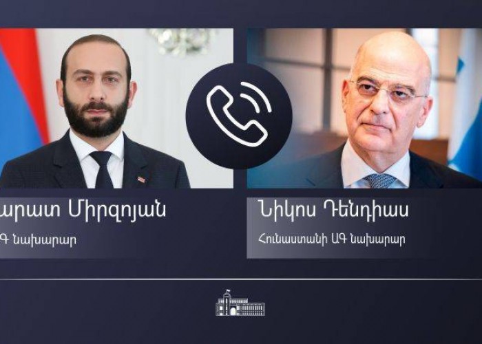 Главы МИД Армении и Греции обсудили насыщенную повестку армяно-греческих отношений