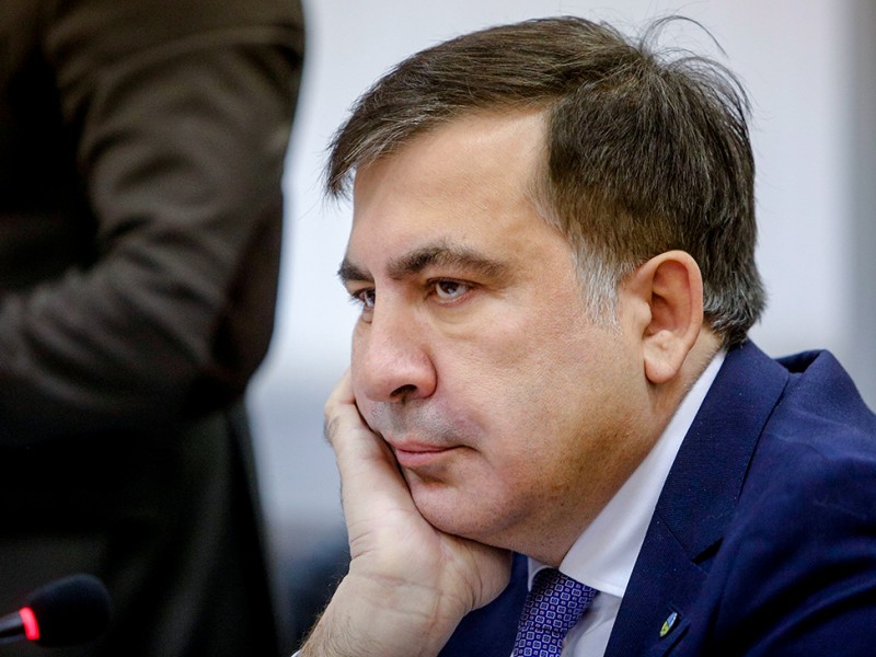 Неизвестные атаковали сайт президента Грузии и разместили на нем фото Саакашвили 
