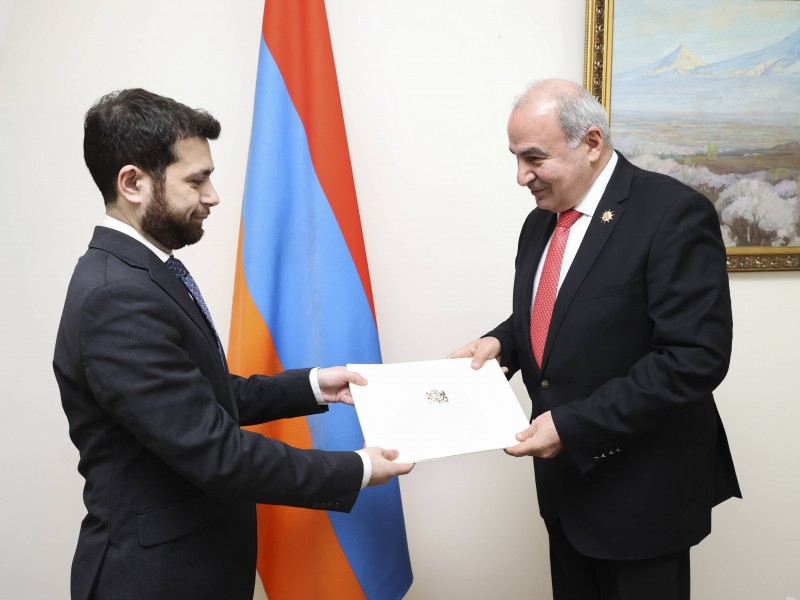 Новый посол Грузии вручил копию верительных грамот замминистра иностранных дел Армении