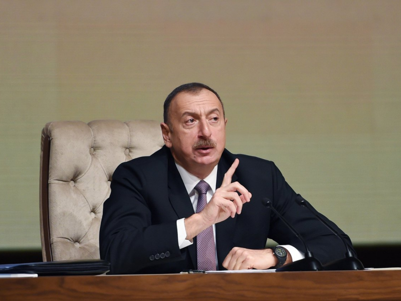 Алиев. Азербайджан решил карабахский конфликт и в МГ ОБСЕ больше нет необходимости