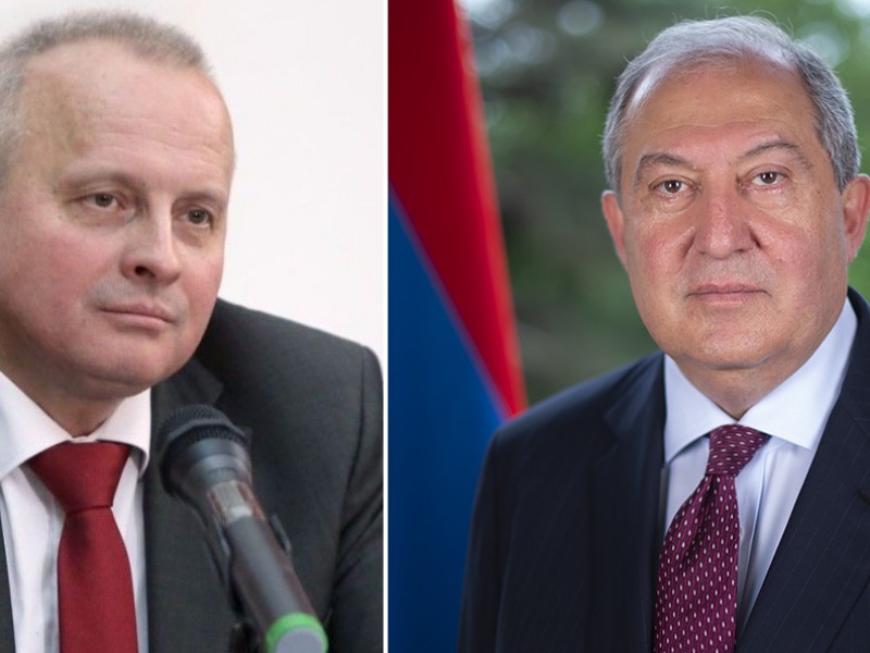 Президент Армении и посол России обсудили эскалацию в регионе карабахского конфликта 