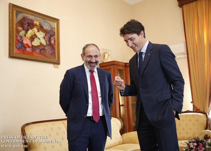 С Пашиняном договорились упростить вопросы передвижения граждан Армении и Канады - Трюдо