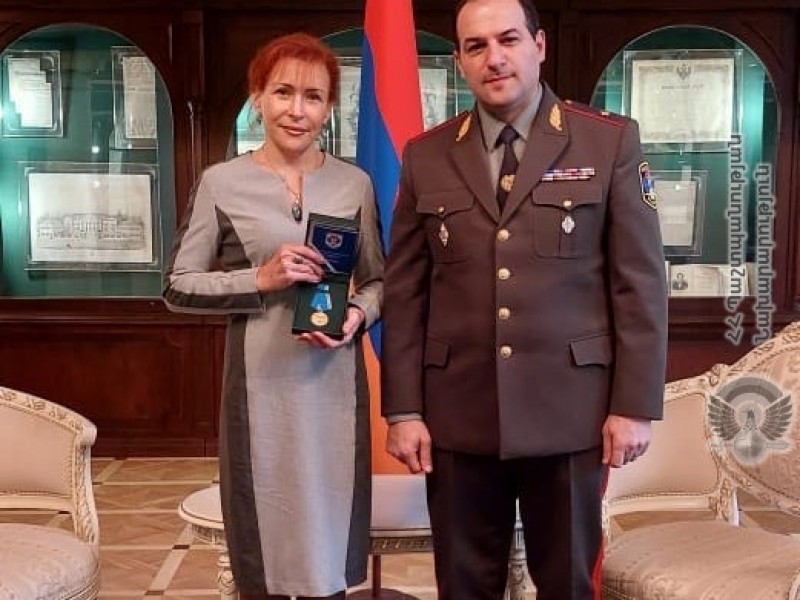 Вильсон Степанян награжден медалью ВС «Нельсон Степанян»