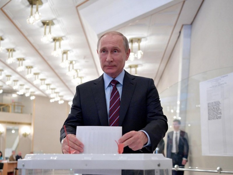 ЦИК России обработал 99% протоколов: у Путина рекорд поддержки избирателей