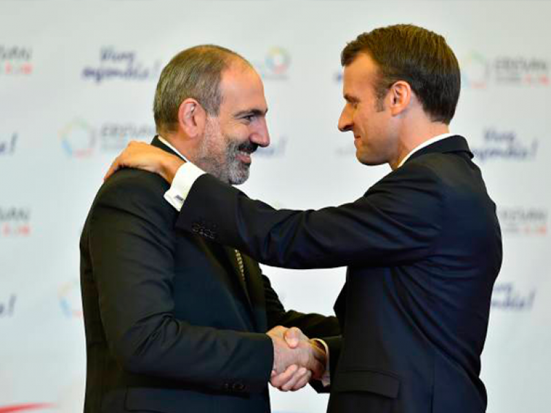 Հայաստանը մեծապես կարևորում է Ֆրանսիայի հետ հարաբերությունները. Փաշինյանը՝ Մակրոնին