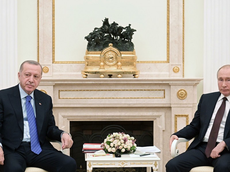 Путин обсудил с Эрдоганом Украину 