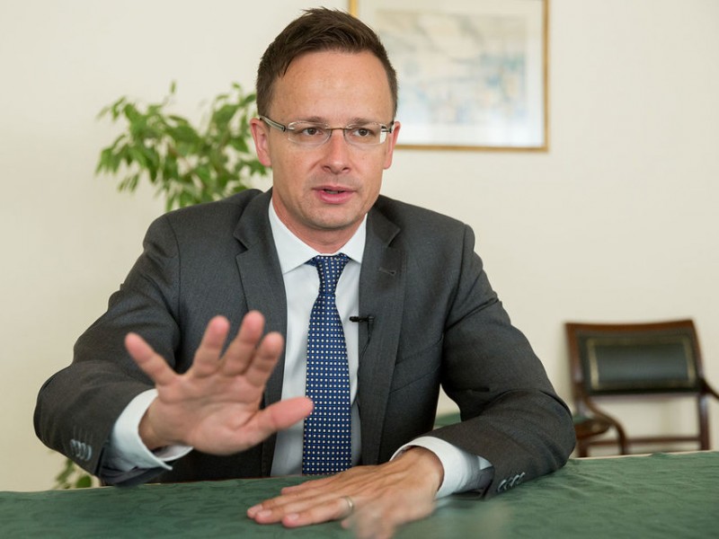 Министр иностранных дел Венгрии Петер Сийярто, Фото: Ведомости