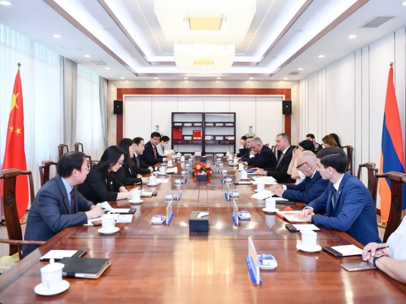 В Пекине обсудили вопросы повышения узнаваемости армянских товаров на китайском рынке
