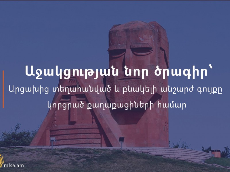 Гражданам, вынужденно переселенным в Армению из Арцаха, будет оказана материальная помощь