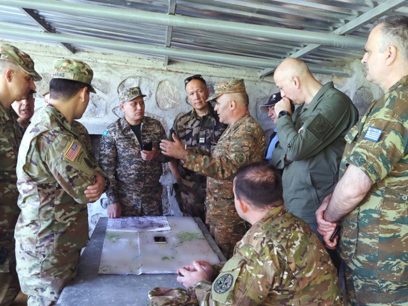 Военные атташе, аккредитованные в Армении, посетили Сюник