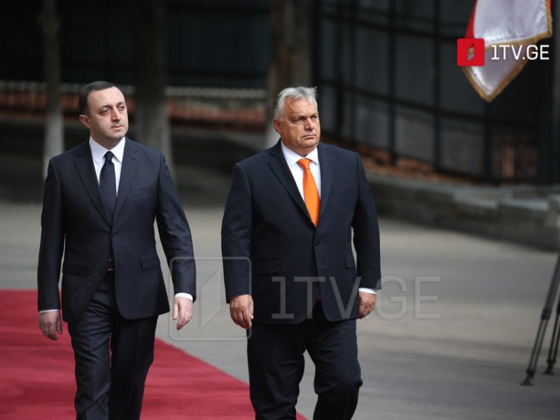 Премьеры Гарибашвили и Орбан обсудили взаимоотношения Грузии и ЕС в Тбилиси
