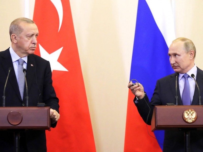 Песков: Путин и Эрдоган пока не планируют встречаться 