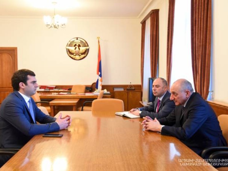 Бако Саакян принял генерального прокурора Армении Артура Давтяна