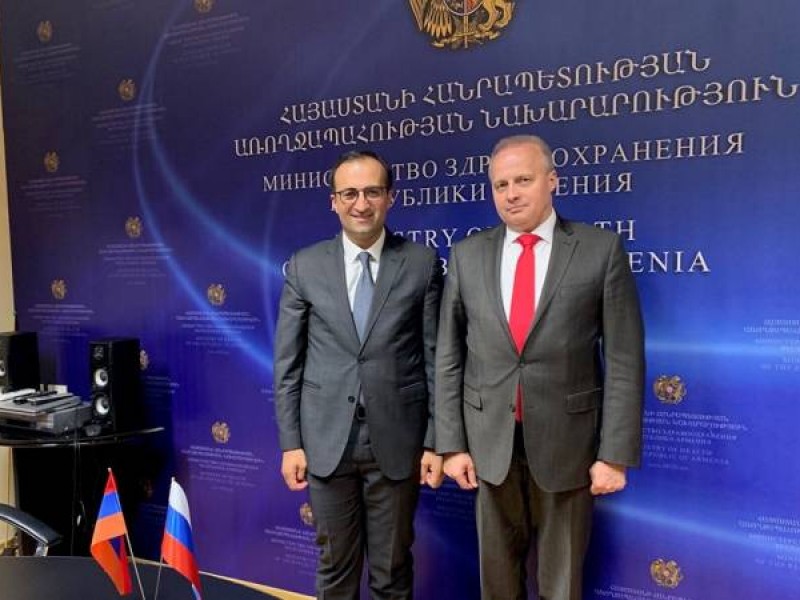 Министр здравоохранения и посол России в Армении обсудили перспективы сотрудничества