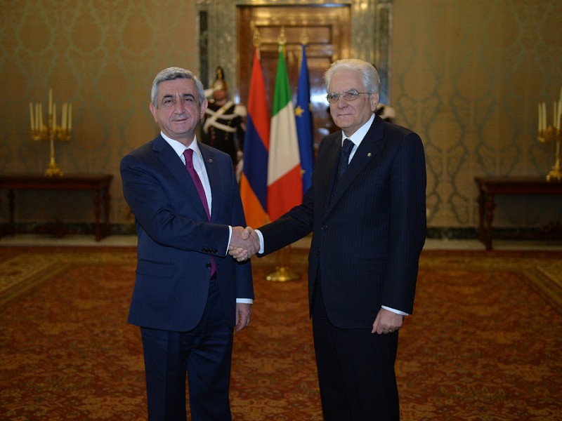 Նախագահ. ԵՏՄ անդամակցությունը նոր հեռանկարներ է բացում Հայաստան - Իտալիա կապերի զարգացման համար