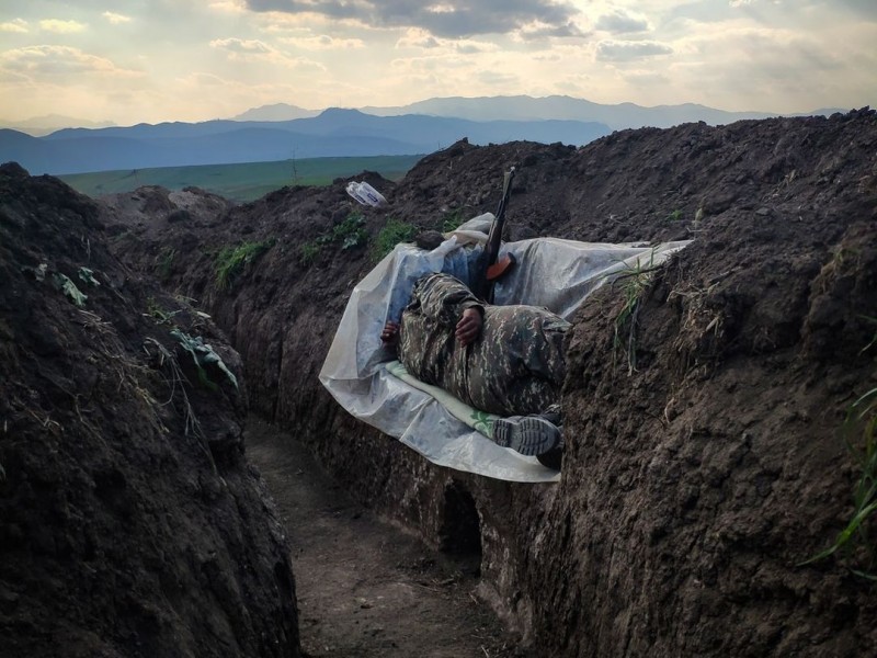 Վաղինակ Ղազարյանի «Քնած զինվորը» լուսանկարը առաջադրվել է World Press Photo մրցույթին 