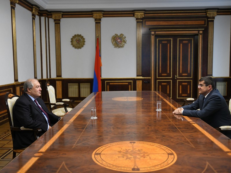 Президенты двух армянских республик обсудили программы развития Арцаха
