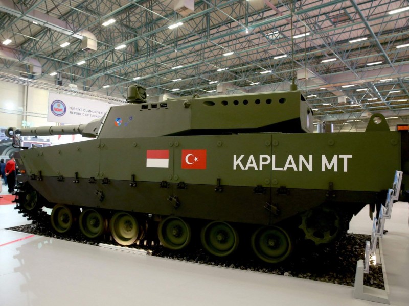 Турецкая армия получила первые шесть серийных танков Kaplan MT