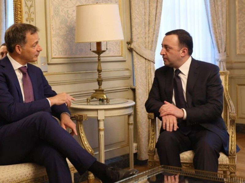 Ираклий Гарибашвили обсудил с премьером Бельгии перспективы интеграции Грузии в ЕС 