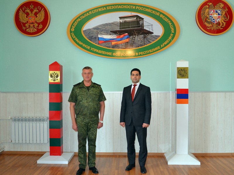 Глава КГД провел рабочую встречу с руководством Погрануправления ФСБ России в Армении