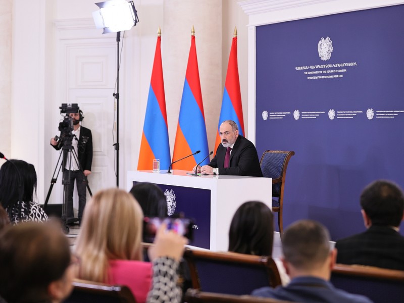 Пашинян: Отсутствие общей границы со странами ЕЭАС – вызов для Армении