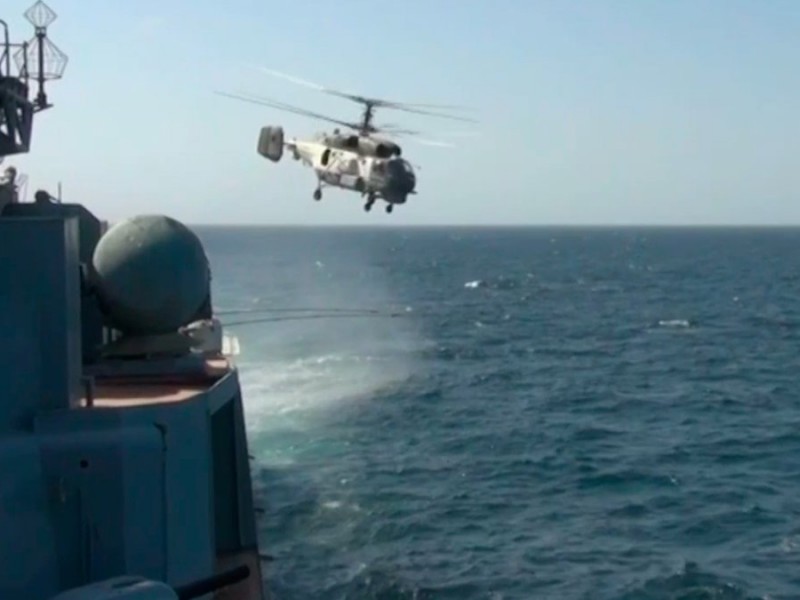 В Аравийском море прошли военно-морские учения России и Китая