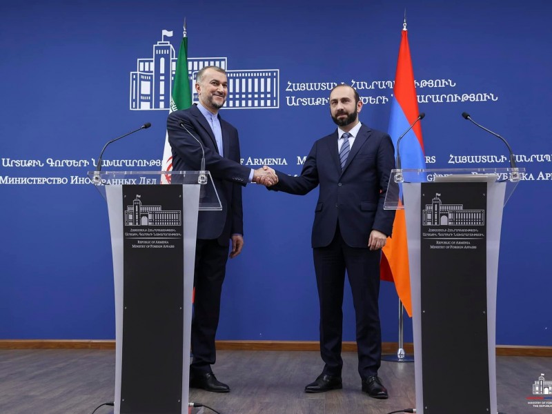 Глава МИД Ирана 27 декабря посетит Армению с рабочим визитом