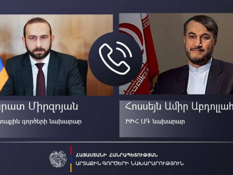 Главы МИД Армении и Ирана обсудили ситуацию на Южном Кавказе и Ближнем Востоке