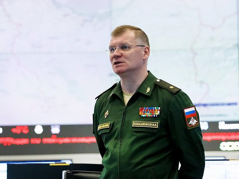 Оперативно-тактической авиацией ВКС РФ поражены 29 военных объектов Украины - Конашенков
