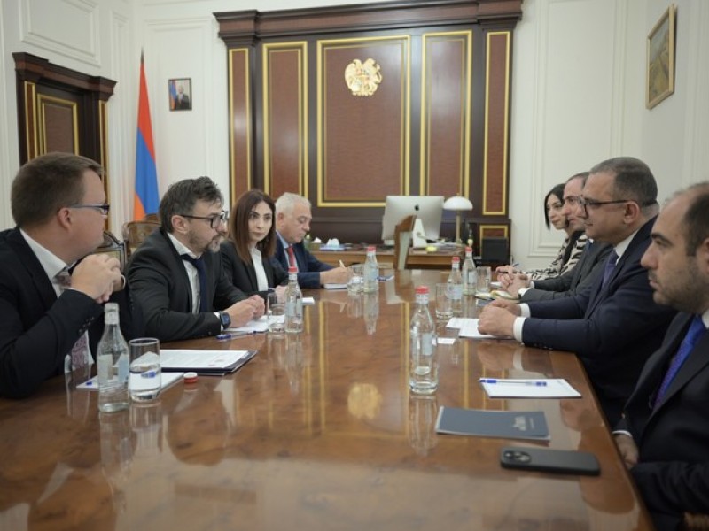 Вице-премьер Армении принял представителей компании Siemens