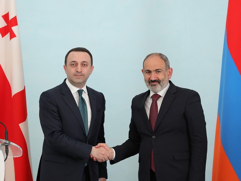 Никол Пашинян направил поздравительное послание Ираклию Гарибашвили