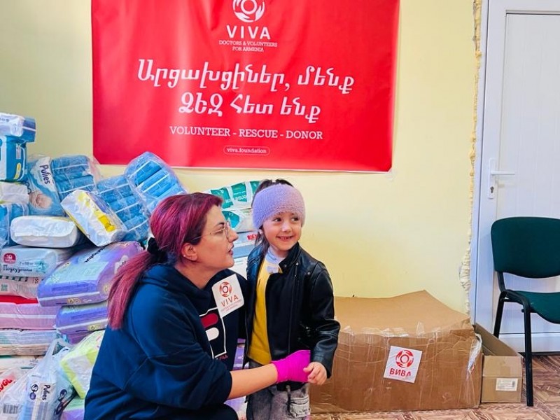 Фонд VIVA расширяет свою деятельность для помощи беженцам из Арцаха