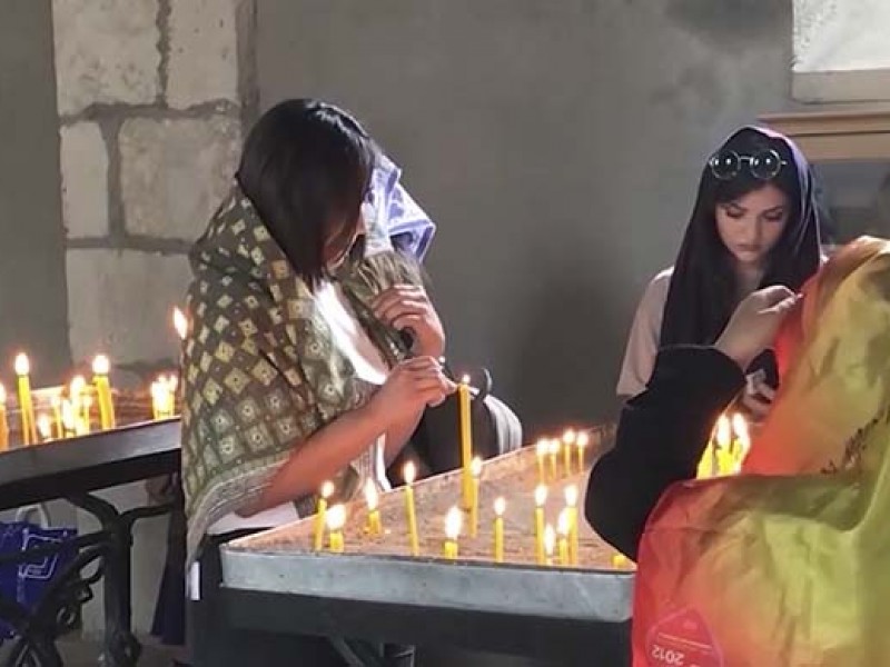 Миротворцы РФ сопроводили паломников в монастырь Амарас в Карабахе