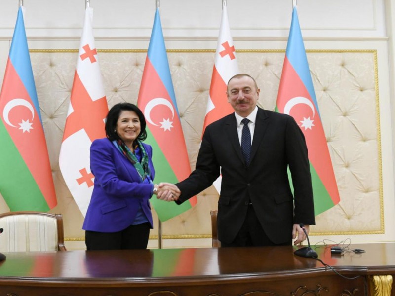Отношения Грузии с Азербайджаном переросли в стратегическое партнерство - Зурабишвили 